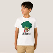 T-shirt Life Brocs Funny Veggie Brocoli Pun (Devant entier)