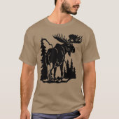 T-shirt Life Is Better In The Adirondacks Moose (Devant)