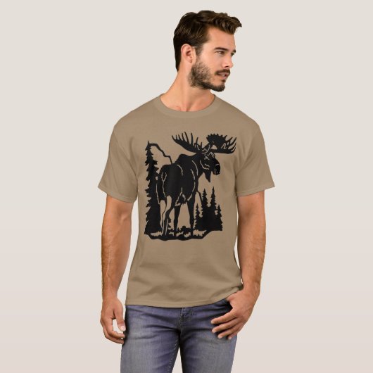 T-shirt Life Is Better In The Adirondacks Moose (Devant entier)