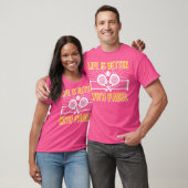 T-shirt Life Is Better With Padel Funny Racket Ball Sports (Unisexe)