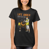 T-shirt Life Under Construction Worker Men Pun Sarcastic (Devant)