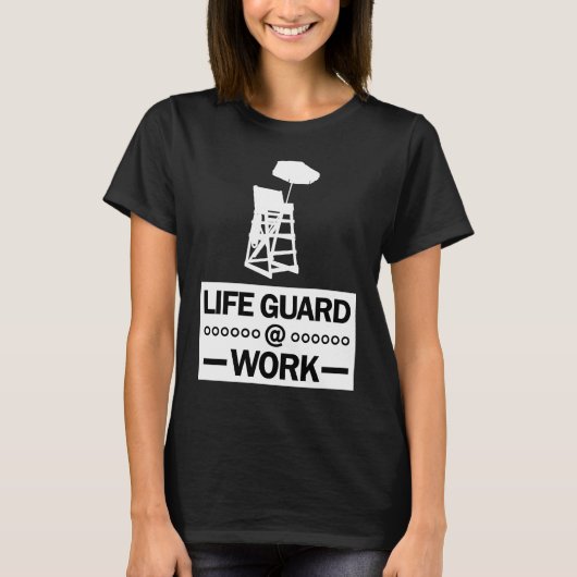 T-shirt LifeGuard Swimming Swimmer Beach Swimming Pool (Devant)