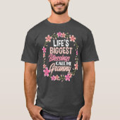T-shirt Lifes Plus grandes bénédictions Appelez-Moi Granny (Devant)