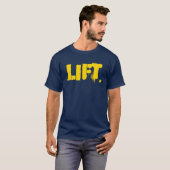T-shirt LIFT Jaune (Devant entier)