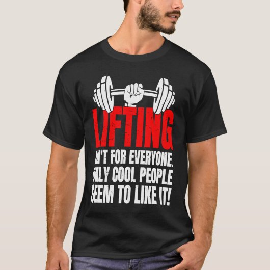 T-shirt Lifting Workout Weight Lifting Sarcasm Joke (Devant)