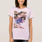 T-shirt Ligature rose-Gold Blip (Devant)