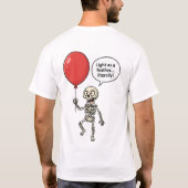 T-shirt Light_as_a_feather__literally (Dos)