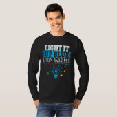 T-shirt Light It Up Blue  Puzzle Piece Autism Awareness  2 (Devant entier)