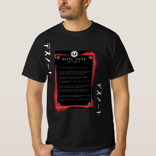 T-SHIRT LIGHT LIGHT YAGAMI (Devant)