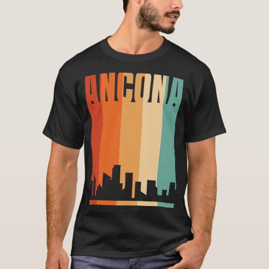 T-shirt Ligne aérienne d'Ancône (Devant)