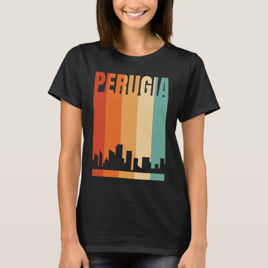 T-shirt Ligne aérienne de Pérouse (Devant)