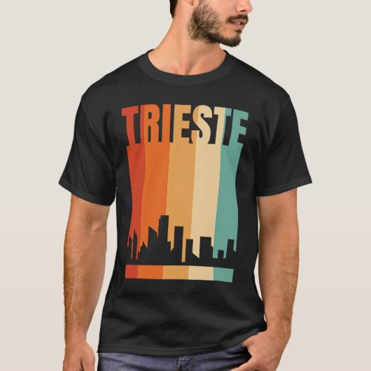 T-shirt Ligne aérienne Trieste (Devant)
