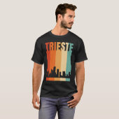 T-shirt Ligne aérienne Trieste (Devant entier)