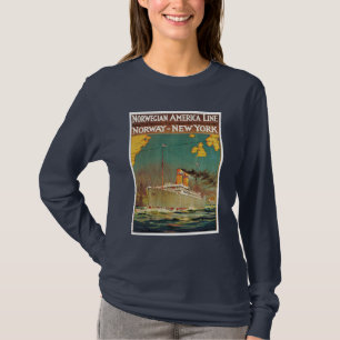 T-shirt Ligne américaine norvégienne