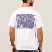 T-shirt ligne art Starry Night (Dos)
