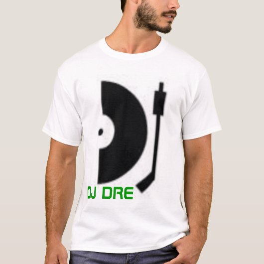 T-shirt Ligne authentique du DJ DRE (Devant)