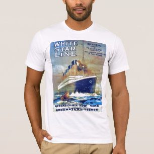 T-shirt Ligne blanche d'étoile