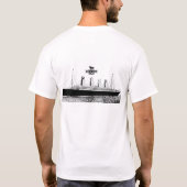 T-shirt Ligne blanche d'étoile (Dos)