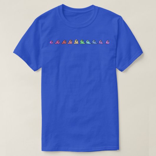 T-shirt Ligne Conga PartyParrot (Design devant)