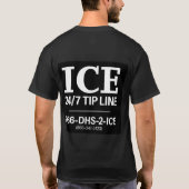 T-shirt Ligne d'alimentation de glace (Dos)