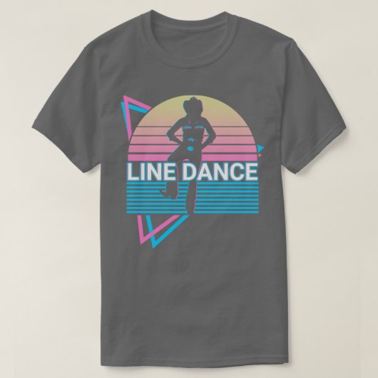 T-shirt Ligne Dance Retro (Design devant)