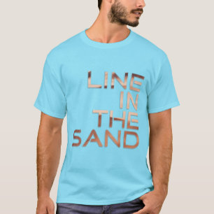 T-shirt Ligne dans le sable