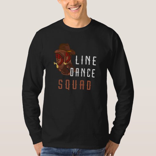 T-shirt Ligne Danse Escadron Ligne Danse Western Crew Dans (Devant)