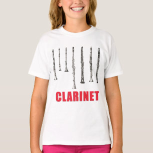 T-shirt Ligne de clarinette