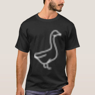 T-shirt Ligne de patchs de patchs d'oie