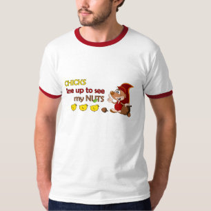 T-shirt Ligne de poussins pour voir mes écrous