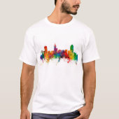 T-shirt Ligne de Raleigh Caroline du Nord (Devant)