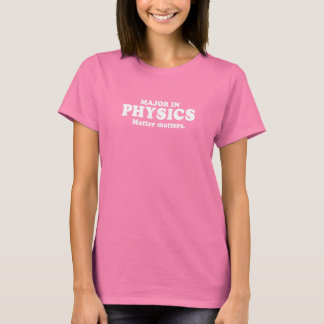 T-shirt Ligne de ramassage - MAJEUR EN PHYSIQUE - QUESTION