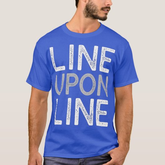 T-shirt Ligne d'Israël hébreu (Devant)