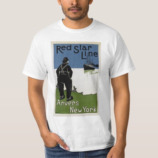 T-shirt Ligne étoile rouge (Devant)