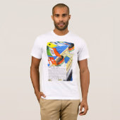 T-shirt Ligne italienne ~ sous ce drapeau (Devant entier)