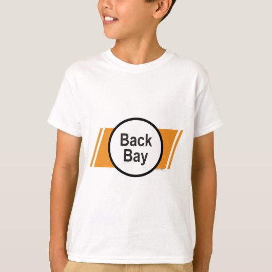 T-shirt LIGNE ORANGE : Back_Bay (Devant)