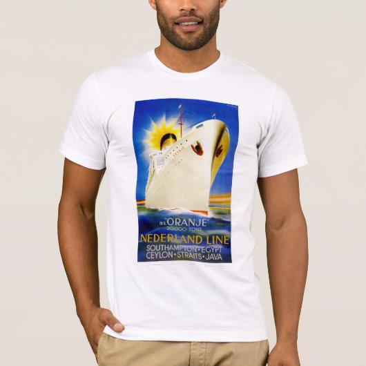 T-shirt Ligne Oranje ~ Nederland (Devant)