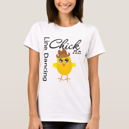 T-shirt Ligne poussin de danse (Devant)