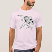 T-shirt Ligne rouge Tornado (Devant)