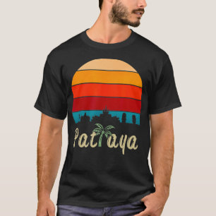 T-shirt Ligne Skyline Mens Pattaya Thaïlande