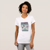 T-shirt Ligne-T-chemise orientale d'air (Devant entier)