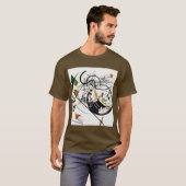 T-shirt Ligne transversale - Kandinsky (Devant entier)