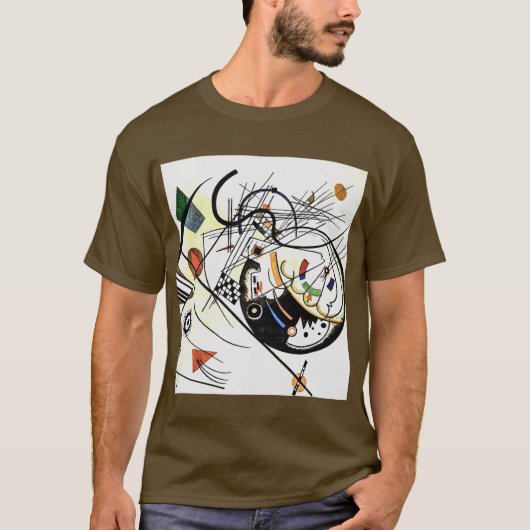 T-shirt Ligne transversale - Kandinsky (Devant)