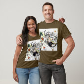 T-shirt Ligne transversale - Kandinsky (Unisexe)