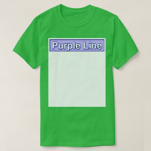 T-shirt Ligne violette (Design devant)