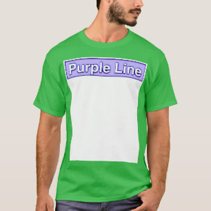 T-shirt Ligne violette