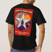 T-shirt Ligne White Star Navette de croisière. (Dos)