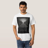 T-SHIRT LIGNES B&W EVTOL VTOL VERTIPORT (Devant entier)