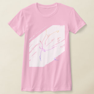 T-shirt Lignes bleu 2