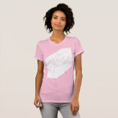 T-shirt Lignes bleu 2 (Devant entier)